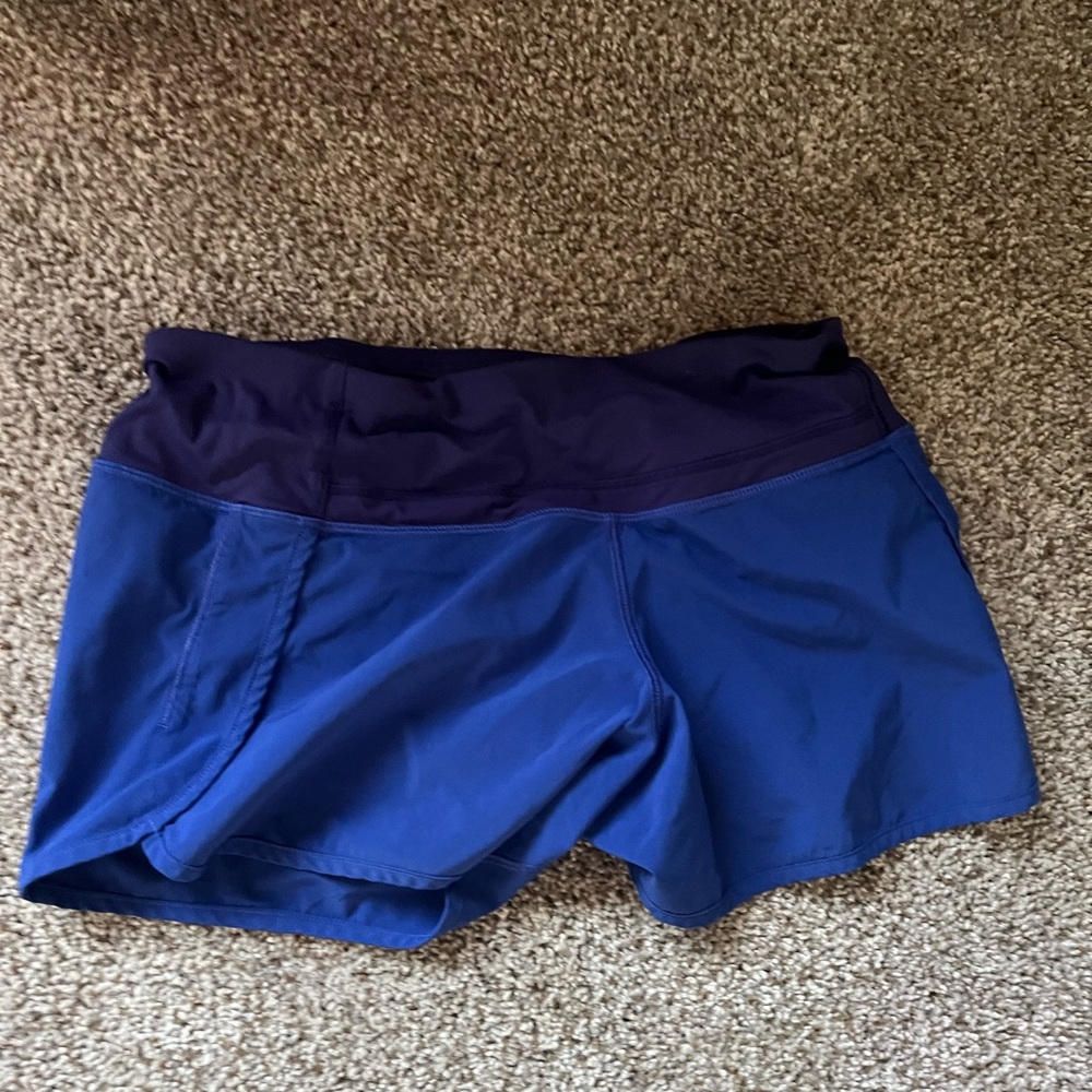 Sonic blue Lululemon shorts!